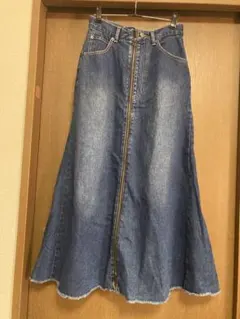 ハートマーケット　デニム フレアーロングスカート