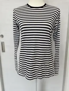 【E】GALERIE VIE ボーダーコットンカットソーのサムネイル
