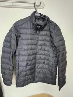 UNIQLO ブラック ダウンジャケット　Lサイズ　メンズ　ユニクロ