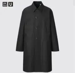 ユニクロ UNIQLO U ステンカラーコート　ブラック