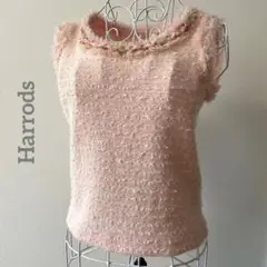 ハロッズ　Harrods ピンク　上品華やぎベスト