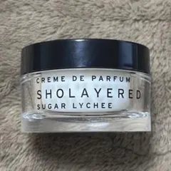 SHOLAYERED クリーム・ド・パルファム シュガーライチ 練り香水