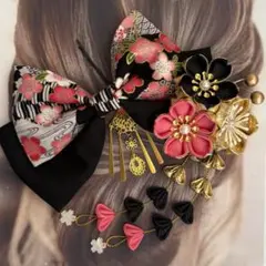 髪飾り成人式 卒業式 結婚式 七五三NO.596