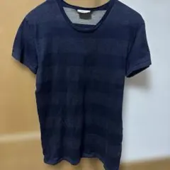 DiorHOMME ディオールオムネイビー ストライプ 半袖Tシャツ XXS
