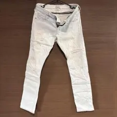 GUESS ホワイト スキニーデニム