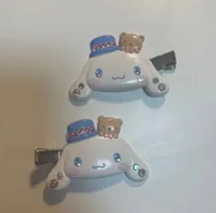 サンリオ シナモロール ヘアクリップ 前髪クリップ sanrio