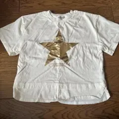 SHOO LA RUE 星柄プリント Tシャツ ホワイト 110cmのサムネイル