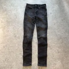 デニムパンツ スキニー 黒 フェード アメカジ グランジ ロック ヴィンテージ