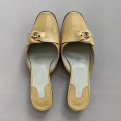 ✨極美品✨ sigerson Morrison ミュール　レディース　イエローのサムネイル