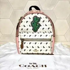 COACH リュック ホワイト 宇宙モチーフ - メルカリ