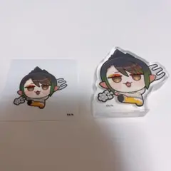 にじさんじ　8周年 花畑チャイカ　アクリルブロック　ステッカー