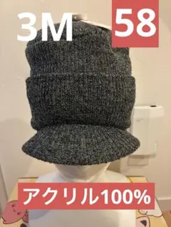 3M グレー ニット帽　メンズ　あったか帽子のサムネイル