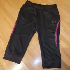 Nike ジャージパンツ ハーフパンツ 黒/ピンク women Mサイズ