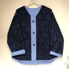 美品　ノートエシロンス　エボダウンキルティングジャケット　F