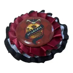 ツイステットワンダーランド　スカラビア　ロゼット缶バッジ