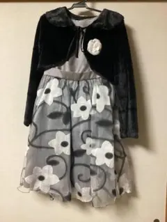 catherinne cottage 大花柄ドレス 140cm ボレロ付き