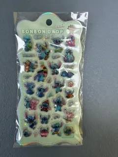 スティッチ 3D 立体シール ボンボンドロップ 30