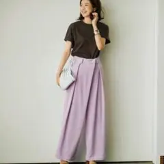 martinique CURRENTAGEコーディロイパンツ ラベンダー ピンク