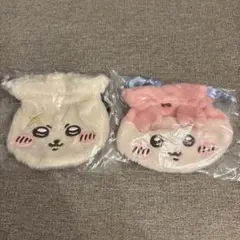 ちいかわ　おかお巾着2 ラッコ&古本屋