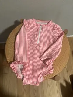 baby GAP ベビー水着 18-24months ピンク ストライプ