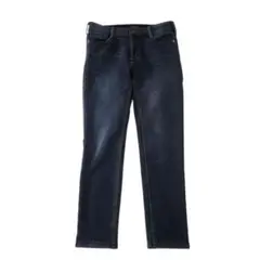 マックハウス　RUN DENIM 【M】ストレッチデニム　ブルー　裏起毛　秋冬