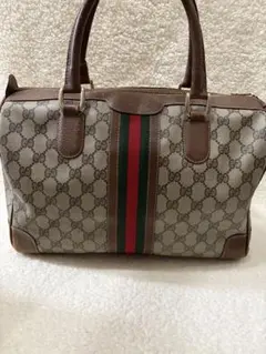 GUCCI グッチ　オールドグッチ シェリーライン ヴィンテージ ボストン