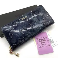 さき様】ANNA SUI 財布 L字 黒 星 STAR アナスイ スター - メルカリ