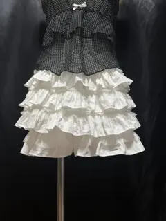 OLIVE des OLIVE フリルティアード スカートショートパンツのサムネイル
