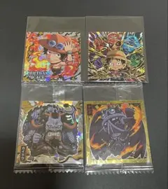 ワンピース ウエハースシール4枚セット