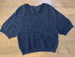 お値下げ！ダークグレー 五分袖ベスト