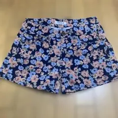 C.O.L.Z.A 花柄ショートパンツ Mサイズ ネイビー