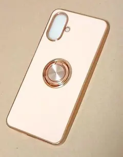 Galaxy A25 ピンク ゴールド スマホケース