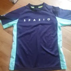 SPAZIO 半袖プラクティスシャツ ネイビー×ミントのサムネイル