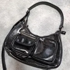 y2k 00s Archive BLACK 黒 bag ワンショルダー