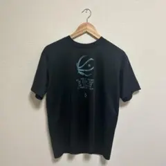 メッセージプリント 黒 Tシャツ スポーツ吸収性汗吸い取りメッシュトップス夏服