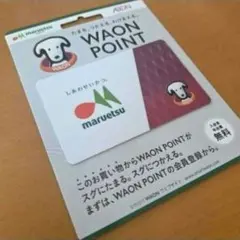 ☆新品・未使用・未登録☆WAON×マルエツ WAON ワオンポイントカードのサムネイル
