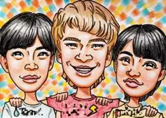 【ギフト似顔絵 パステルタッチ】オーダー似顔絵☆結婚式、誕生日や記念日に