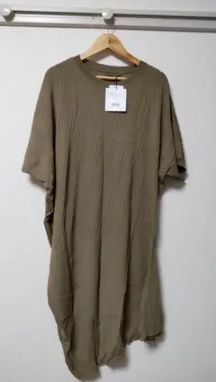 【新品未使用】【タグ付き】osmosisカーキ ニット