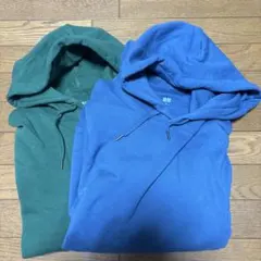 UNIQLOスウェットプルパーカー2色セットXL