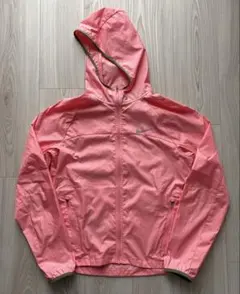 NIKE ナイキ レディース フード付ウィンドブレーカー M ピンク系