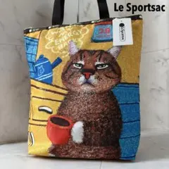 新品タグ付　希少　レスポートサック　NEWNEW 猫柄　トートバッグ　日本未発売のサムネイル