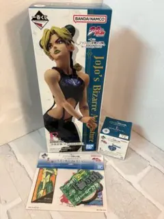 ジョジョの奇妙な冒険 一番くじ Ｆ賞 空条徐倫 フィギュア おまけ付き