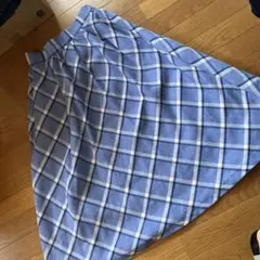 w closet チェック柄 ロングスカート Fのサムネイル