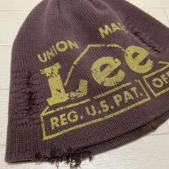 Y2K Lee シングル　ビーニー　グランジ　ロック　平成　ギャル　帽子　希少のサムネイル