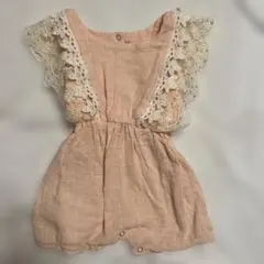 ピンク ジャンバースカート サイズ100