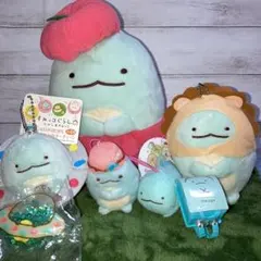 すみっコぐらし とかげ　だがし屋すみっコ　マスコットキーチェーン　ぬいぐるみ