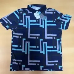 LANVIN SRORT 幾何学模様 ポロシャツ 44 新品タグ付きのサムネイル