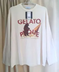 GELATO PIQUE HOMME レーヨンジェラートベアプリントロンT М