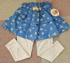 アンパンマンドキンちゃん レギンス付花柄スカート 100cm