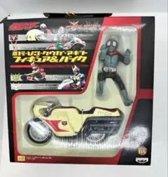 仮面ライダー旧1号＆サイクロン号 フィギュア＆バイク（バンプレスト）のサムネイル